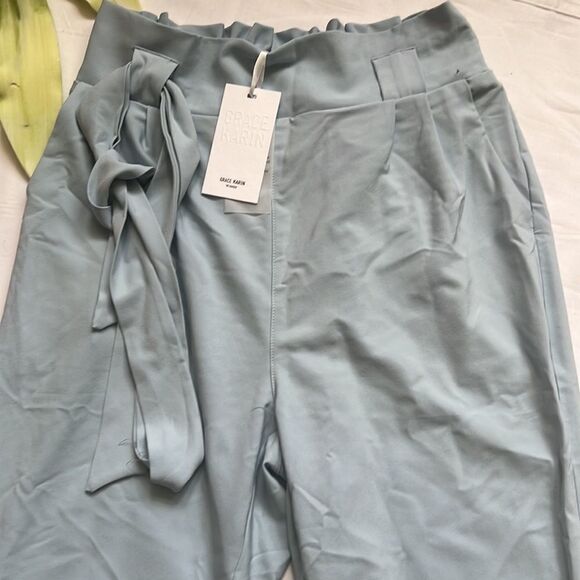 ⭐️nwt GRACE KARIN Womens Casual High Waist Pencil Pants with Bow-Knot⭐️ - Picture 7 of 10